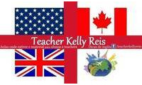 Logo Inglês personalizado Teacher Kelly Reis em Centro
