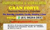 Logo Marmoraria Gran Forte & Vidraçaria em Samambaia Norte (Samambaia)