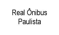 Logo Real Ônibus Paulista em Parque Novo Mundo