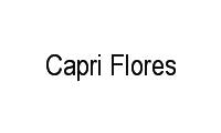Logo Capri Flores em Água Verde