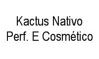 Logo Kactus Nativo Perf. E Cosmético em Centro