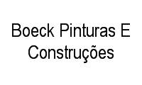 Logo Boeck Pinturas E Construções em Moinhos de Vento