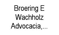 Logo Broering E Wachholz Advocacia, Consultoria E Assessoria em Centro