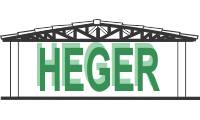 Logo Heger Estruturas Metálicas em Cidade Industrial