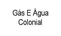 Logo Gás E Água Colonial em Floresta