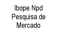Logo Ibope Npd Pesquisa de Mercado em Comércio