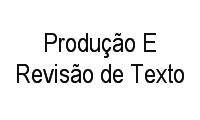 Logo Produção E Revisão de Texto em Vila Canária