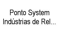 Logo Ponto System Indústrias de Relógios Ponto em Parolin