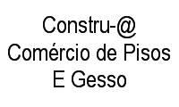 Logo Constru-@ Comércio de Pisos E Gesso