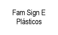 Logo Fam Sign E Plásticos em Floresta