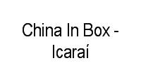 Logo China In Box - Icaraí em Icaraí