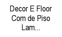 Logo Decor E Floor Com de Piso Lam E Cortinas em Santana