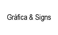 Logo Gráfica & Signs em Comércio