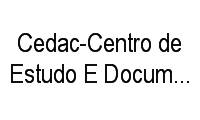 Logo Cedac-Centro de Estudo E Documentação P Ação Comunitária em Lapa