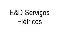 Logo E&D Serviços Elétricos em Atalaia