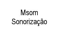 Logo Msom Sonorização em Rio Branco