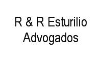 Logo R & R Esturilio Advogados em Campo Comprido