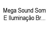 Logo Mega Sound Som E Iluminação Brasília Df em Asa Sul