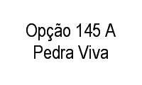 Logo Opção 145 A Pedra Viva em Portuguesa