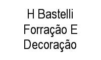Logo H Bastelli Forração E Decoração
