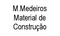 Logo M.Medeiros Material de Construção