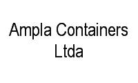 Logo Ampla Containers em Estuário