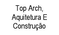 Logo Top Arch, Aquitetura E Construção