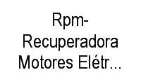 Logo Rpm-Recuperadora Motores Elétricos E Compressor em Guanandi II