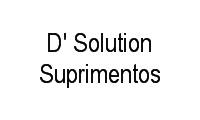 Logo D' Solution Suprimentos em Centro