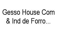 Logo Gesso House Com & Ind de Forro de Gesso em Jardim Santo Antônio