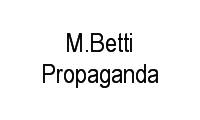 Logo M.Betti Propaganda em Bigorrilho