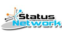 Logo Status Network em Centro