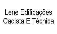 Logo Lene Edificações Cadista E Técnica em Alcântara