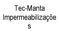 Logo Tec-Manta Impermeabilizações em Capuava