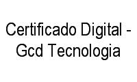 Logo Certificado Digital - Gcd Tecnologia em Centro