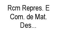Logo Rcm Repres. E Com. de Mat. Descartáveis em Vila Mangalot