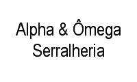 Logo Alpha & Ômega Serralheria em Nova Aparecida