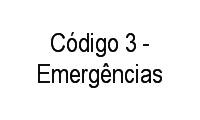 Logo Código 3 - Emergências em Prado