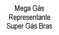Logo Mega Gás Representante Super Gás Bras em Recanto das Emas