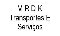 Logo M R D K Transportes E Serviços em Piratininga