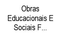 Logo Obras Educacionais E Sociais Frei Luiz Amigo em Jardim Centenário