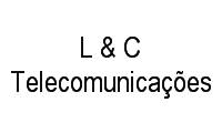 Logo L & C Telecomunicações em Universitário