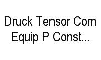 Logo Druck Tensor Com Equip P Construção Civil em Parque Novo Mundo