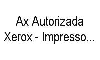 Logo Ax Autorizada Xerox - Impressoras E Redes