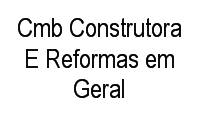 Logo Cmb Construtora E Reformas em Geral em Centro