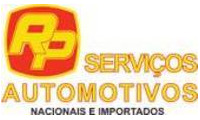 Logo RP serviços automotivos em Rebouças