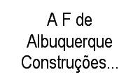 Logo A F de Albuquerque Construções E Reformas em Olavo Bilac