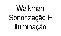 Logo Walkman Sonorização E Iluminação em Água Verde
