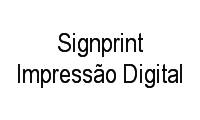 Logo Signprint Impressão Digital em Cachoeirinha