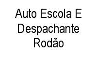 Logo Auto Escola E Despachante Rodão em Vila Carvalho